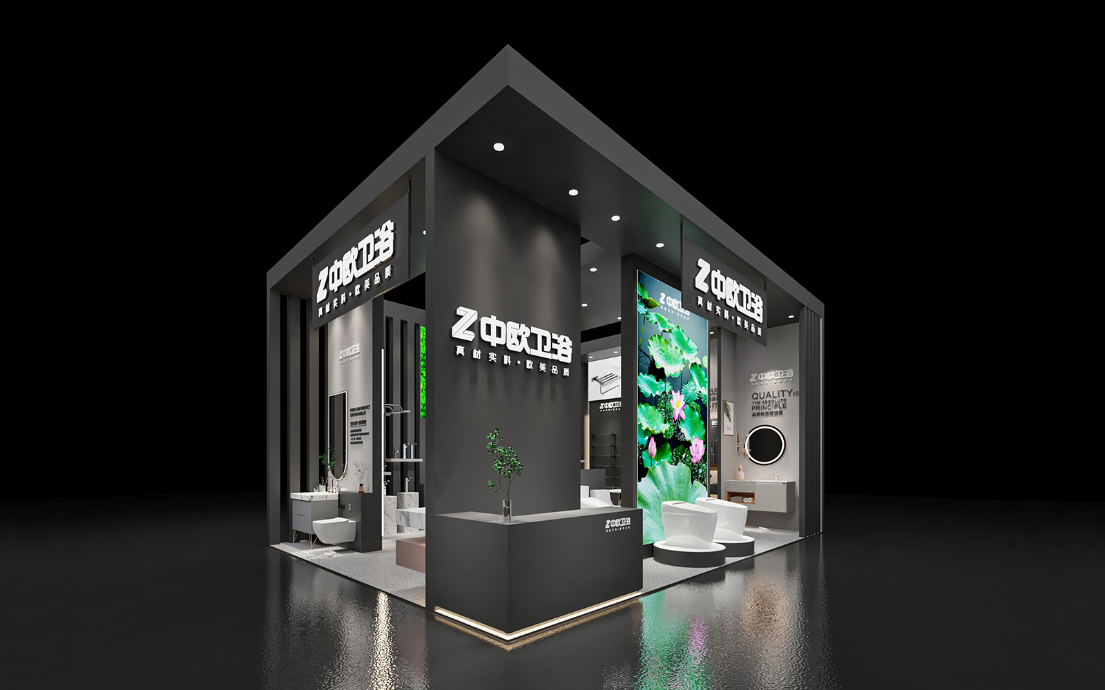 深圳展臺設計效果圖片