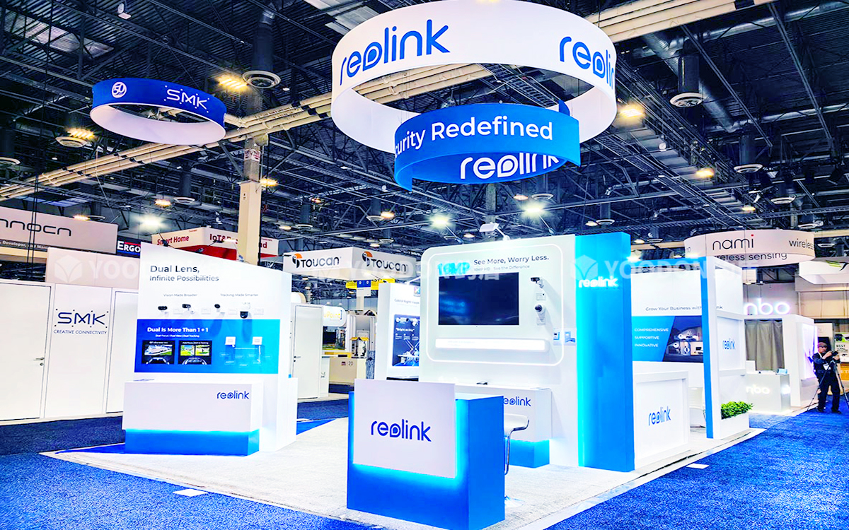 深圳展臺布置公司根據展會主題來設計燈光